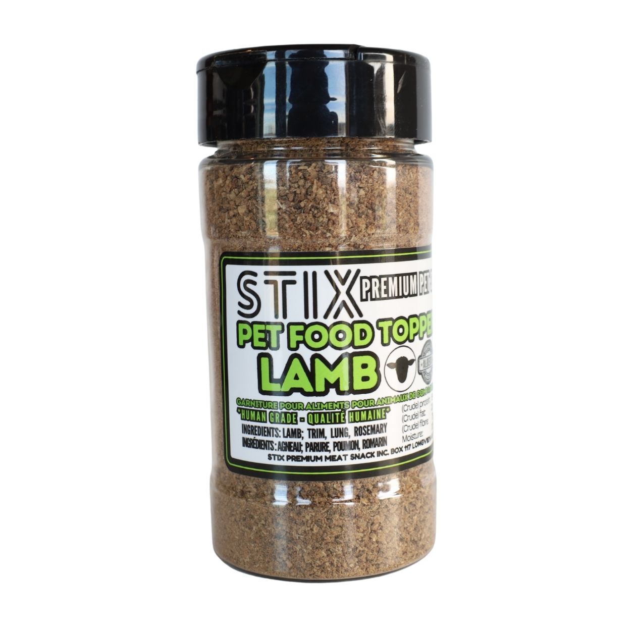 Shaker of Stix Premium Pet Food Toppers Lamb