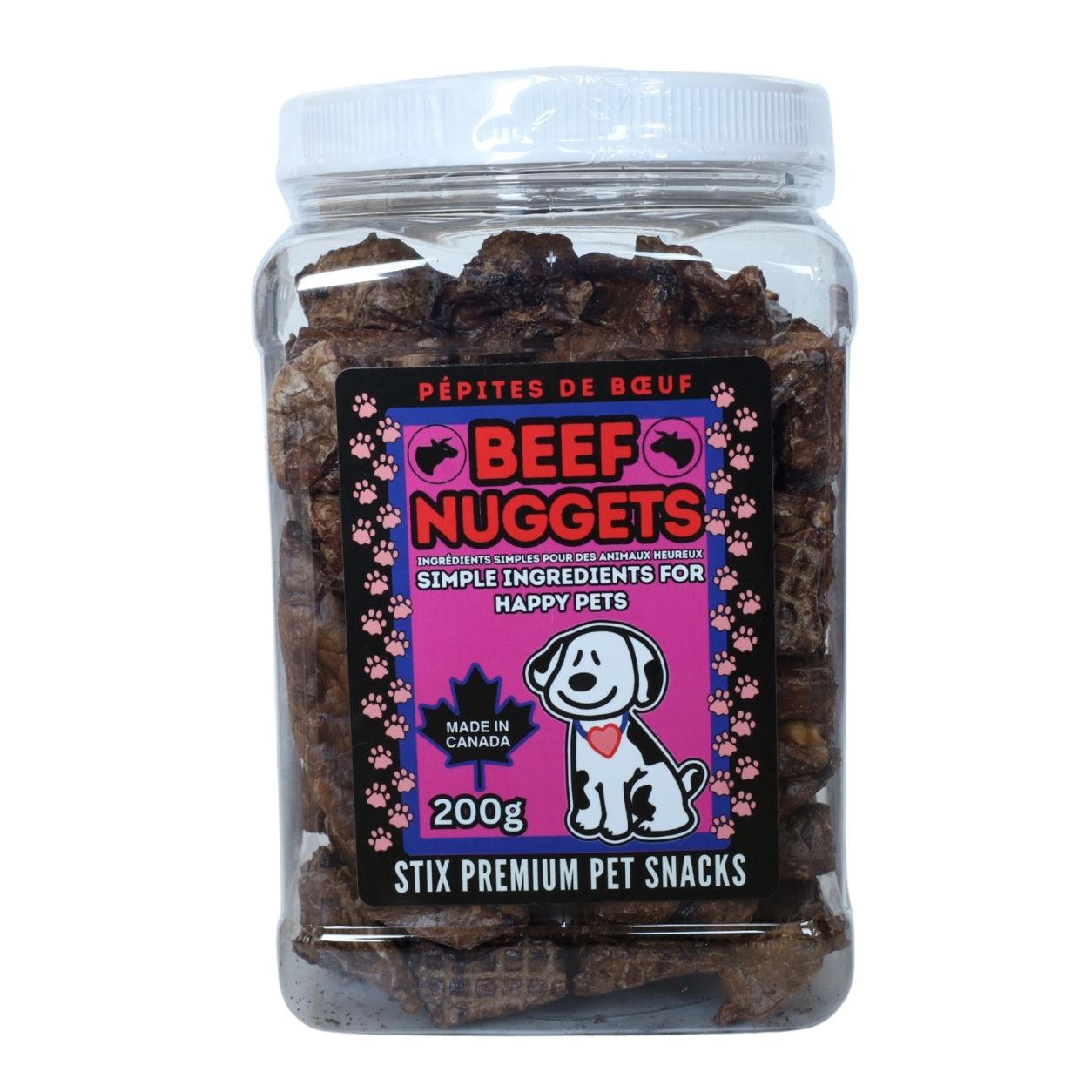 stix beef nuggets tub
